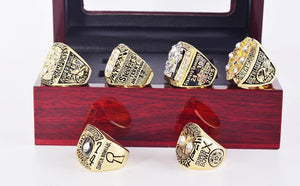 Pittsburgh Steelers Super Bowl Ring Set (1974, 1975, 1978, 1979, 2005, 2008)