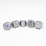 Dallas Cowboys Super Bowl Rings (1971, 1977, 1992, 1993, 1995) Set